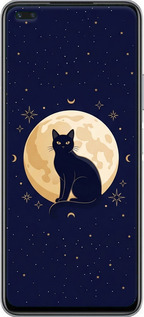 Силіконовий чехол Cute Cat Celestial/Witchy для Infinix Note 8 - 6787u-2710 изображение 