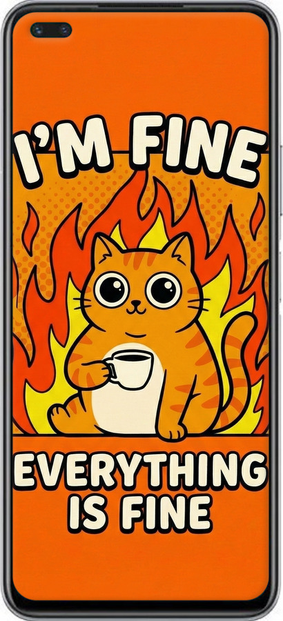 Силіконовий чехол Funny Cat для Infinix Note 8 - 6786u-2710 изображение 