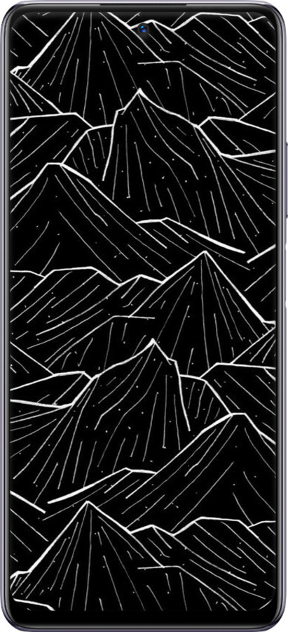 Силиконовый чехол С изображением Темных гор для Infinix Note 10 Pro - 6489u-2709 изображение 