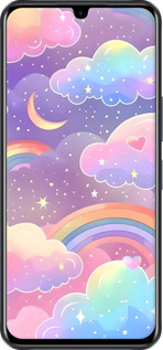 TPU чехол Облака и радуга для Infinix Note 12 - 6312b-2927 изображение 