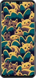 TPU чехол С изображением кошек для Infinix Note 12 - 6429b-2927 изображение 