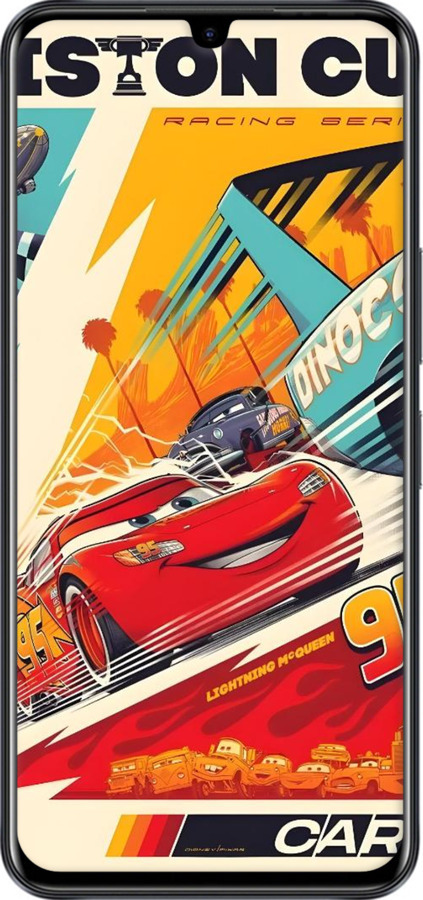 TPU чехол Тачки для Infinix Note 12 - 6288b-2927 изображение 