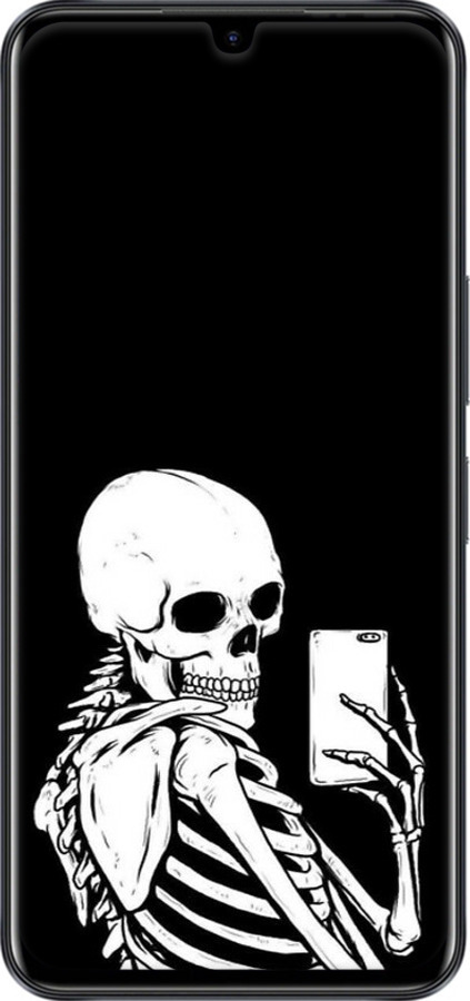 TPU чехол Скелет робить Selfie для Infinix Note 11 - 6535b-2754 изображение 