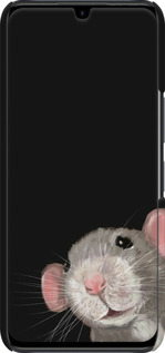3D пластиковый матовый чехол The Peeking Rat для Infinix Note 12 - 6442m-2927 изображение 