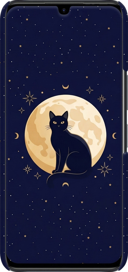3D пластиковий матовий чехол Cute Cat Celestial/Witchy для Infinix Note 12 - 6787m-2927 изображение 