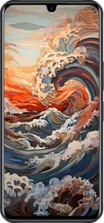 Силіконовий чехол Арт хвилі для Infinix Note 12 - 6324u-2927 изображение 