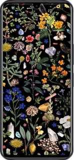 Силіконовий чехол З квітами для Infinix Note 11 - 6422u-2754 изображение 