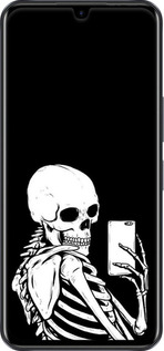 Силиконовый чехол Скелет делает Selfie для Infinix Note 11 - 6535u-2754 изображение 