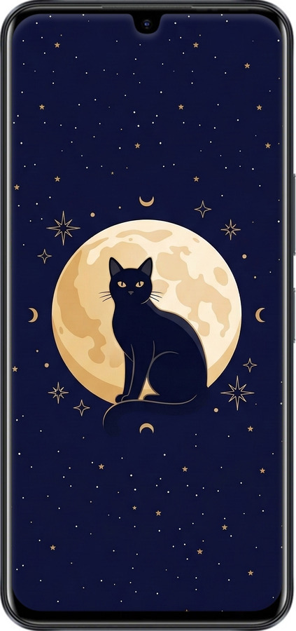 Силиконовый чехол Cute Cat Celestial/Witchy для Infinix Note 11 - 6787u-2754 изображение 