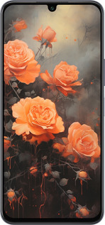 Силіконовий чехол Оранжеві троянди для Infinix Note 12 (2023) - 5944u-3042 изображение 