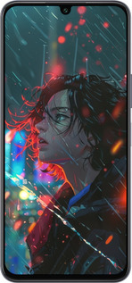 Силиконовый чехол Ночные огни для Infinix Note 12 (2023) - 6096u-3042 изображение 