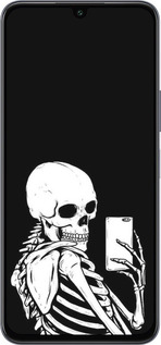 Силіконовий чехол Скелет робить Selfie для Infinix Note 12 (2023) - 6535u-3042 изображение 