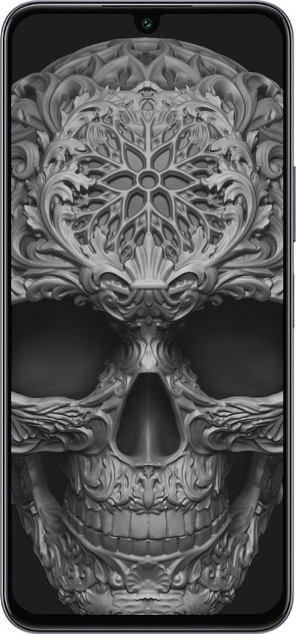 Силіконовий чехол skull-ornament для Infinix Note 12 (2023) - 4101u-3042 изображение 