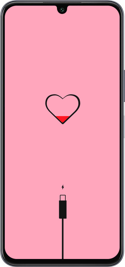 Силиконовый чехол Подзарядка сердца1 для Infinix Note 12 (2023) - 4275u-3042 изображение 