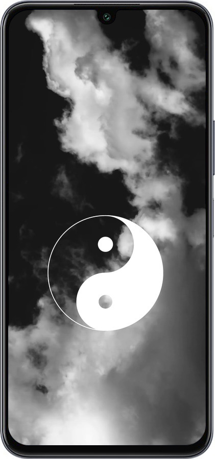 Силиконовый чехол Инь и Янь для Infinix Note 12 (2023) - 4389u-3042 изображение 