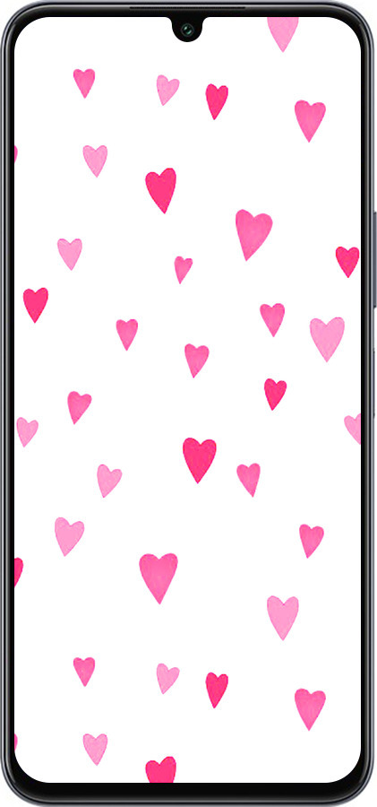Силиконовый чехол Сердечки 2 для Infinix Note 12 (2023) - 4763u-3042 изображение 