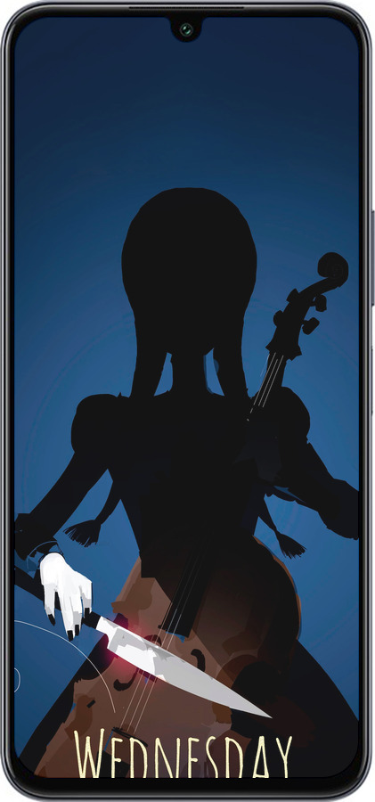 Силиконовый чехол Wednesday для Infinix Note 12 (2023) - 5515u-3042 изображение 