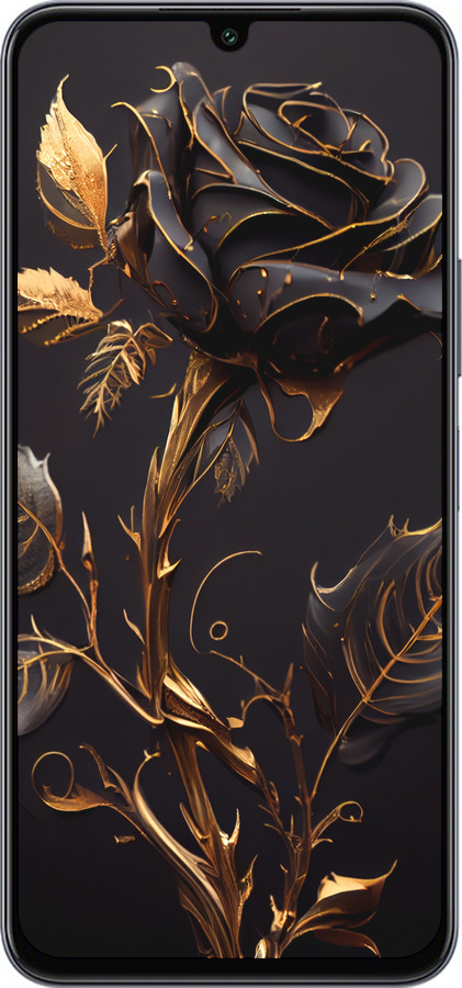 Силіконовий чехол Троянда 3 для Infinix Note 12 (2023) - 5552u-3042 изображение 