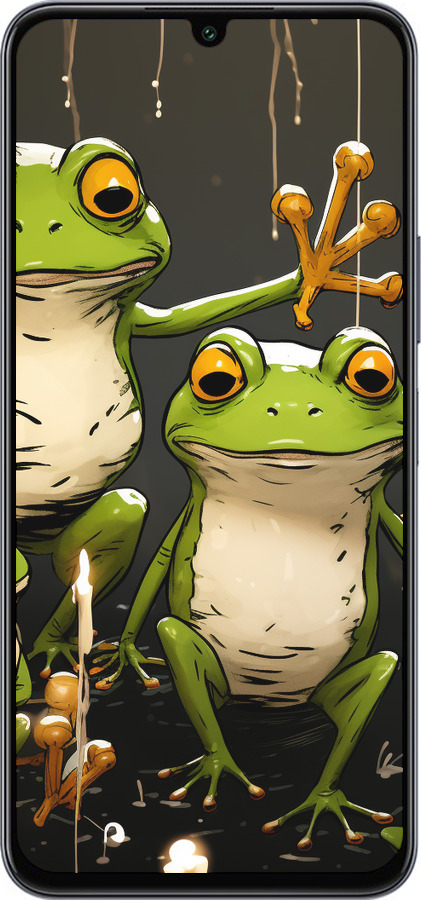 Силіконовий чехол Жабки 2 для Infinix Note 12 (2023) - 5657u-3042 изображение 