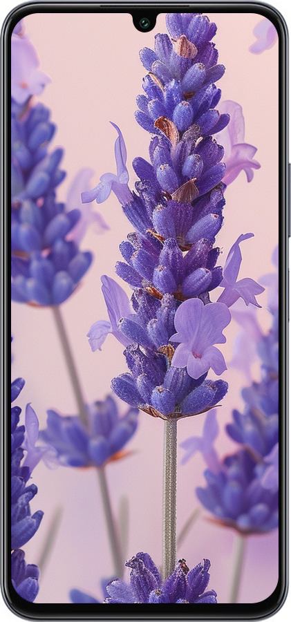 Силіконовий чехол Лаванда для Infinix Note 12 (2023) - 6037u-3042 изображение 