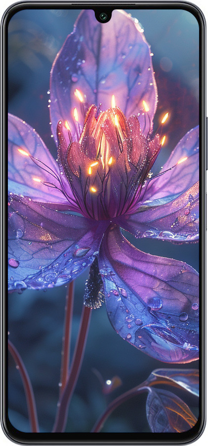 Силиконовый чехол Магический цветок для Infinix Note 12 (2023) - 6038u-3042 изображение 