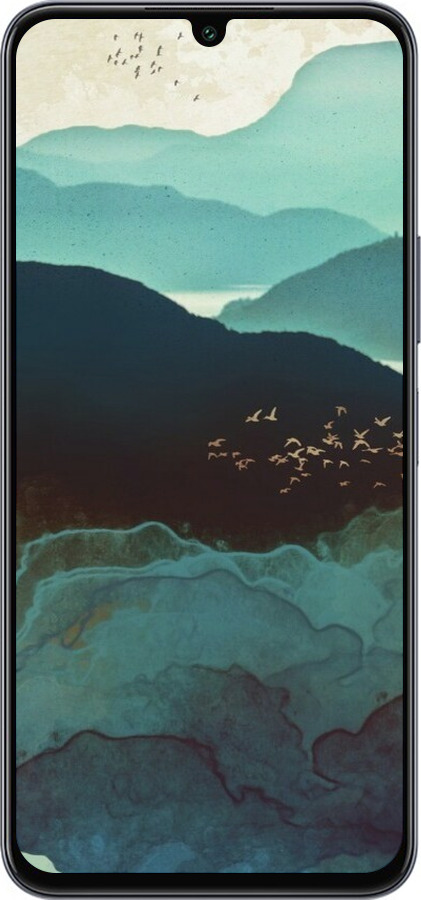 Силіконовий чехол Із зображенням гір Індіго для Infinix Note 12 (2023) - 6484u-3042 изображение 
