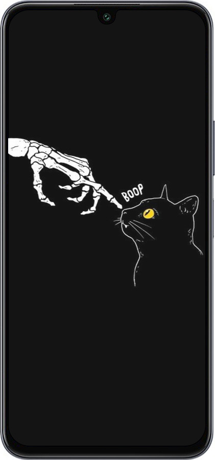 Силіконовий чехол Кішка для Infinix Note 12 (2023) - 6505u-3042 изображение 
