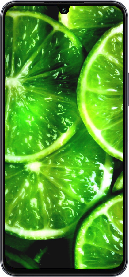Силиконовый чехол Зелёные дольки лимона для Infinix Note 12 (2023) - 852u-3042 изображение 