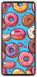 Силіконовий протиударний с посиленими кутами чехол Пончики для Infinix Note 30 Pro - 6318sp-3427 изображение 