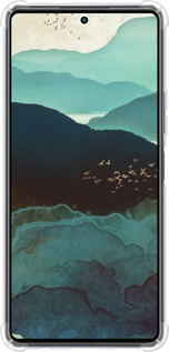 Силикон с усиленными углами чехол С изображением гор Индиго для Infinix Note 30 Pro - 6484sp-3427 изображение 