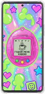 Силикон с усиленными углами чехол Y2K Aesthetic Retro Pet: Годуй мене кавою для Infinix Note 30 Pro - 6784sp-3427 изображение 