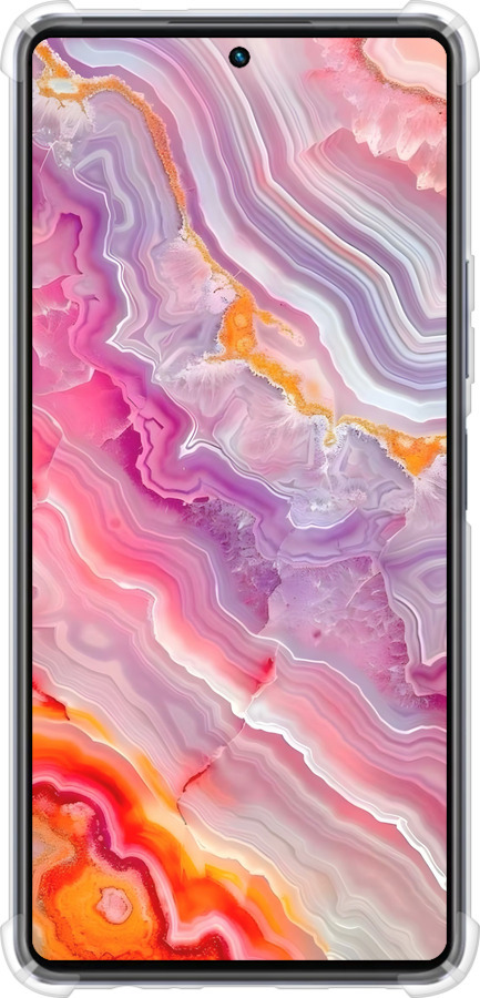 Силикон с усиленными углами чехол Мрамор 2 для Infinix Note 30 Pro - 6307sp-3427 изображение 