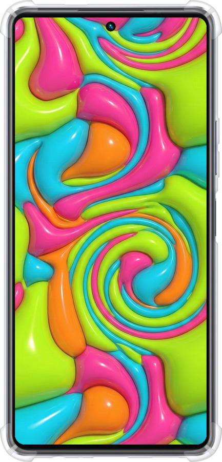 Силикон с усиленными углами чехол Y2K Jelly Dream для Infinix Note 30 Pro - 6780sp-3427 изображение 