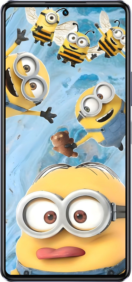 Силіконовий чехол Миньоны для Infinix Note 30 Pro - 6386u-3427 изображение 