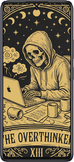 Силиконовый чехол The Overthinker для Infinix Note 30 - 6774u-3138 изображение 