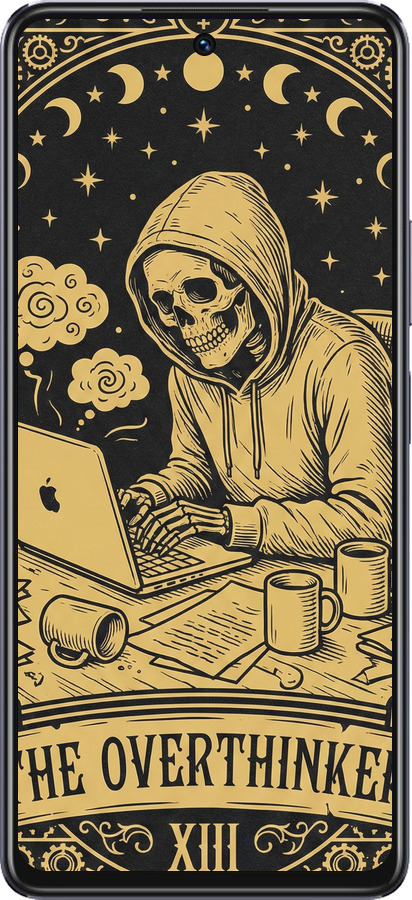 Силиконовый чехол The Overthinker для Infinix Note 30 - 6774u-3138 изображение 