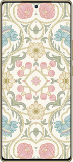 TPU чехол Цветочный орнамент v2 для Infinix Note 40 Pro 4G - 5513b-3691 изображение 