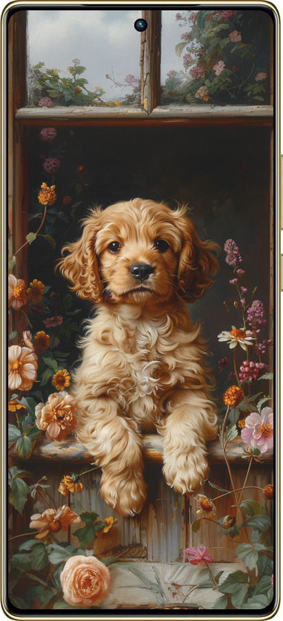 TPU чехол Цуценя cocker spaniel для Infinix Note 40 Pro 4G - 6136b-3691 изображение 