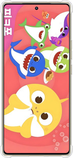 Силикон с усиленными углами чехол Бейби Шаркс для Infinix Note 40 Pro 4G - 6305sp-3691 изображение 