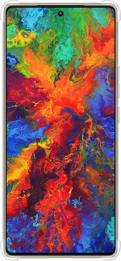 Силикон с усиленными углами чехол Акварель на холсте для Infinix Note 40 Pro 4G - 4150sp-3691 изображение 