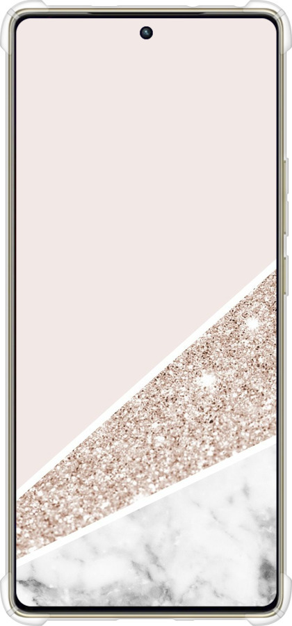 Силикон с усиленными углами чехол Пастельный мрамор для Infinix Note 40 Pro 4G - 4342sp-3691 изображение 