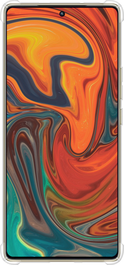Силіконовий протиударний с посиленими кутами чехол Абстрактний фон для Infinix Note 40 Pro 4G - 4547sp-3691 изображение 
