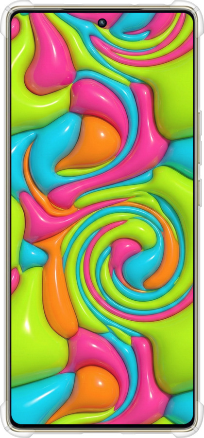 Силикон с усиленными углами чехол Y2K Jelly Dream для Infinix Note 40 Pro 4G - 6780sp-3691 изображение 