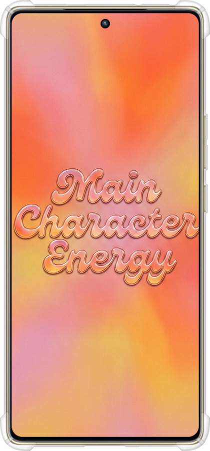 Силикон с усиленными углами чехол Aura Gradient Main Character Energy Aesthetic Y2K для Infinix Note 40 Pro 4G - 6783sp-3691 изображение 