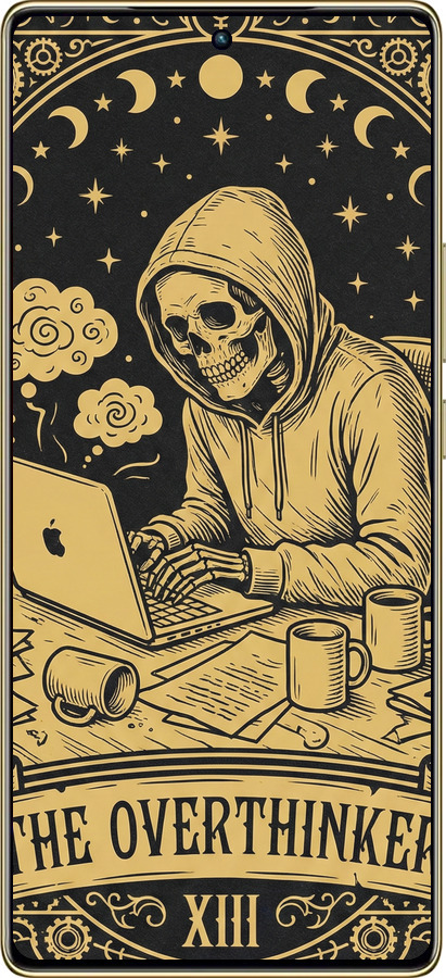 Силиконовый чехол The Overthinker для Infinix Note 40 Pro 4G - 6774u-3691 изображение 