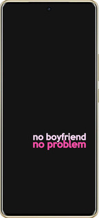 TPU чехол no boyfriend no problem для Infinix Note 40 PRO 5G - 4549b-3690 изображение 