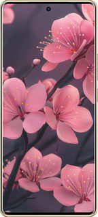 TPU чехол Пурпурная сакура для Infinix Note 40 Pro+ 5G - 6075b-3801 изображение 