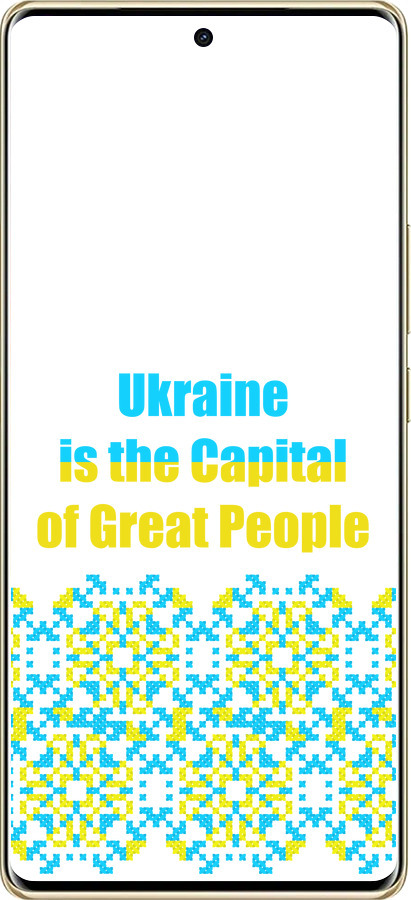 TPU чехол Ukraine  для Infinix Note 40 PRO 5G - 5283b-3690 изображение 