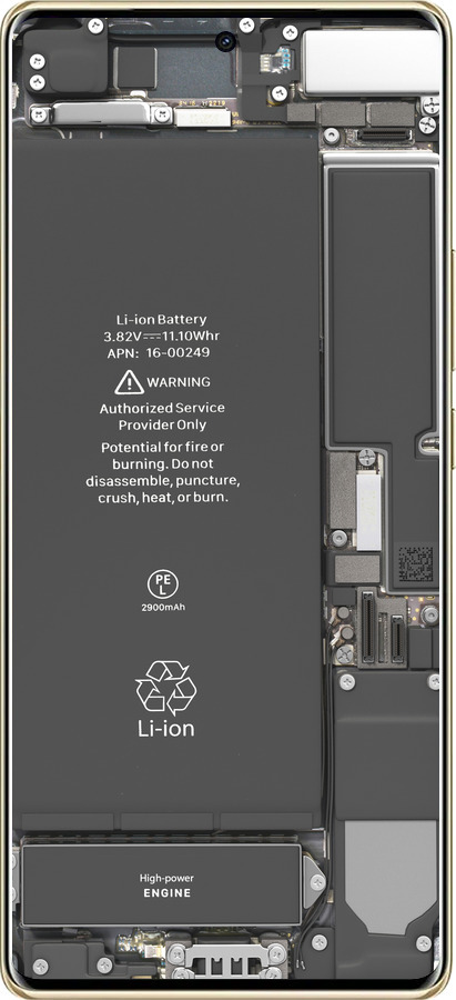 TPU чехол Деталі смартфона для Infinix Note 40 Pro+ 5G - 5487b-3801 изображение 