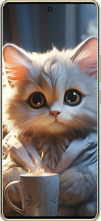 TPU чехол White cat для Infinix Note 40 Pro+ 5G - 5646b-3801 изображение 